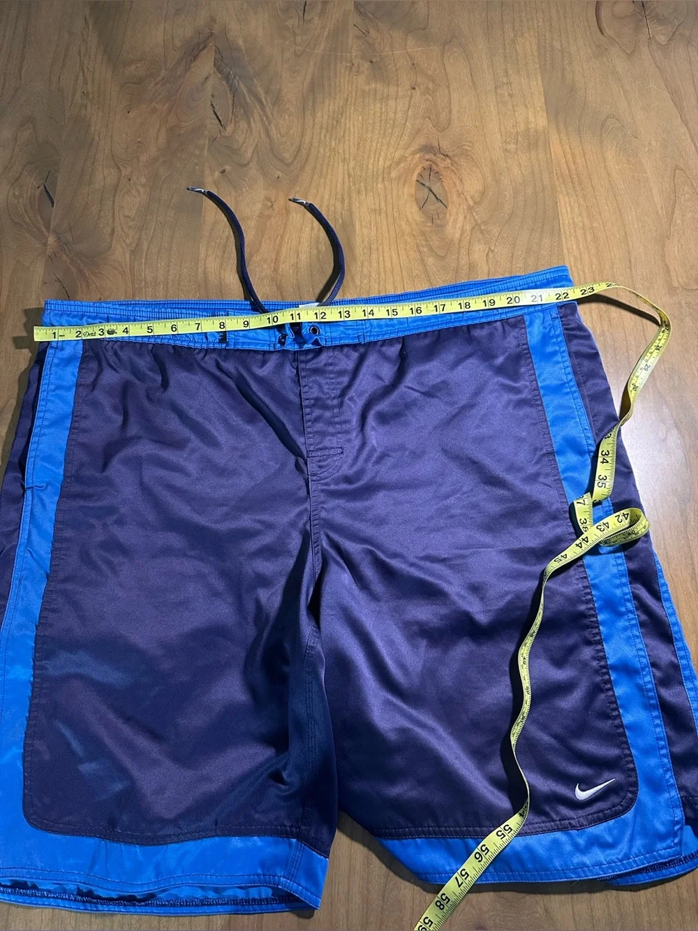Nike Men’s XL Swim Trunks Purple Blue Colorblock Board Shorts